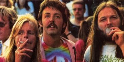 Paul McCartney in a crowd