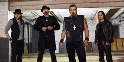 Members of heavy metal supergroup Adrenaline Mob