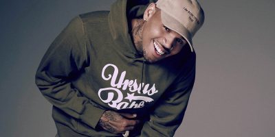 Chris Brown smiling