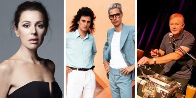 3 panel image of Tina Arena, Client Liaison, and Anthony 'DJ Albo' Albanese