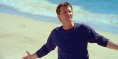 Daryl braithwaite in his video clip for 'Horses'