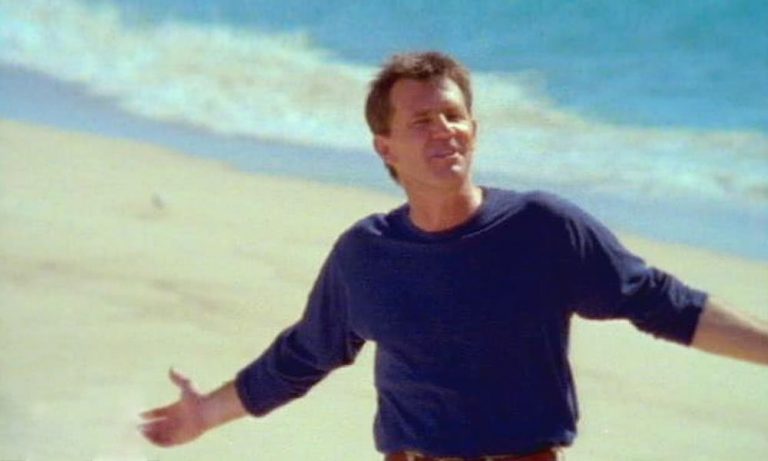 Daryl braithwaite in his video clip for 'Horses'