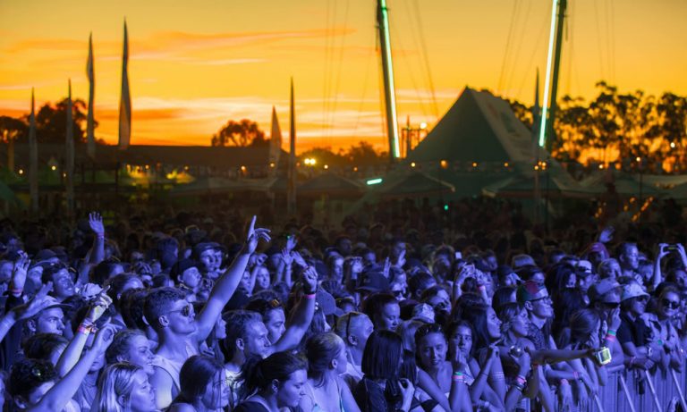 The moshpit at Vanfest