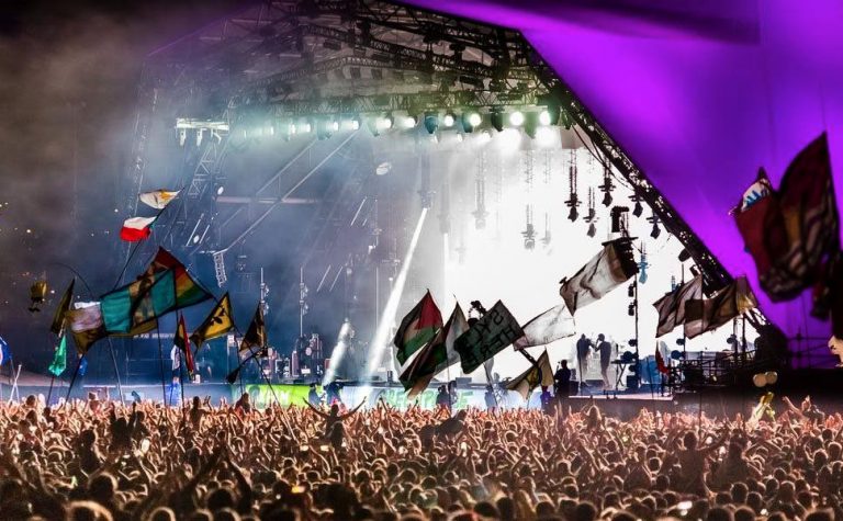 The Glastonbury stage