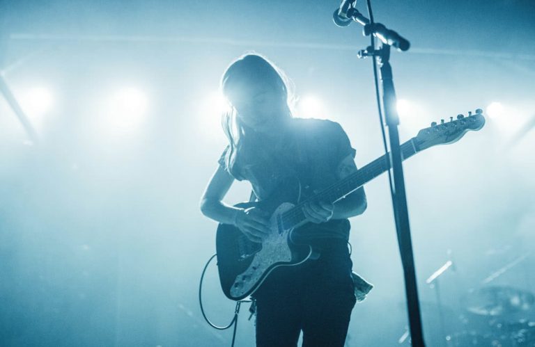 Julien Baker live, shot by Nolan Knight