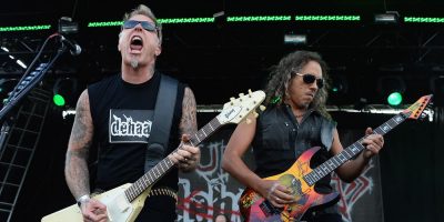 James Hetfield and Kirk Hammett