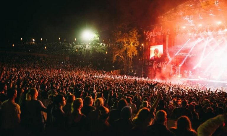 The main stage at Splendour in the Grass 2016