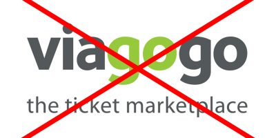 Viagogo's logo crossed out