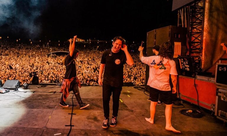 Violent Soho onstage, shot by Mitch Lowe