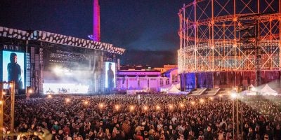 Image of the crowd at Finland's Flow Festival