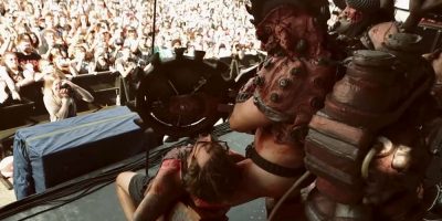 GWAR slay American Authors singer onstage at Vans Warped Tour