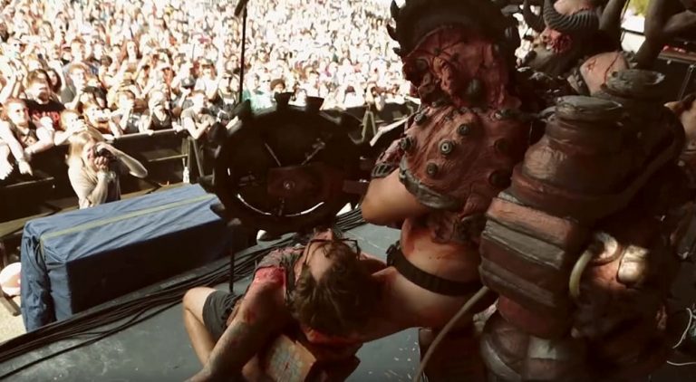 GWAR slay American Authors singer onstage at Vans Warped Tour