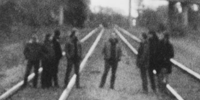 Rare press shot of the Canadian post-rock group Godspeed You! Black Emperor