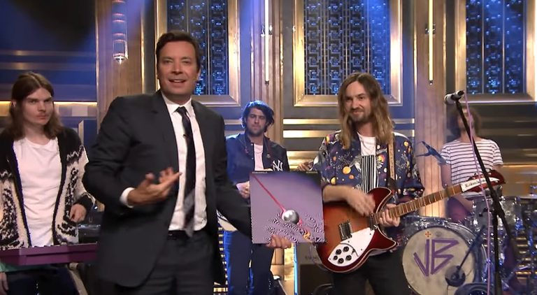 Jimmy Fallon and Tame Impala