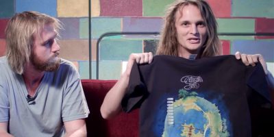 King Gizzard go shopping at Amoeba Music