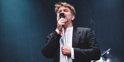 James Murphy of LCD Soundsystem performing live
