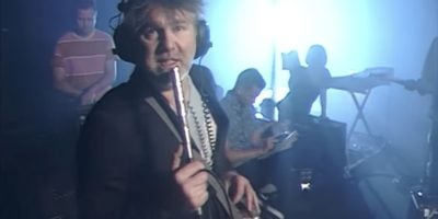 Jamues Murphy of LCD Soundsystem in the film clip for 'Tonite'