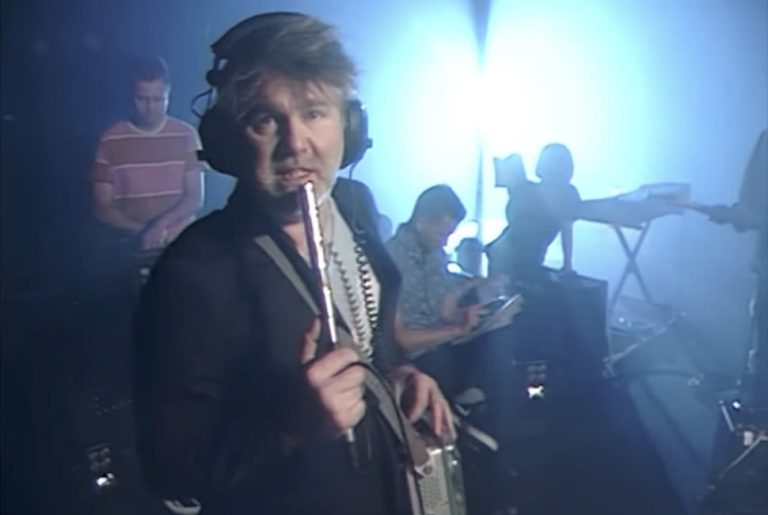 Jamues Murphy of LCD Soundsystem in the film clip for 'Tonite'