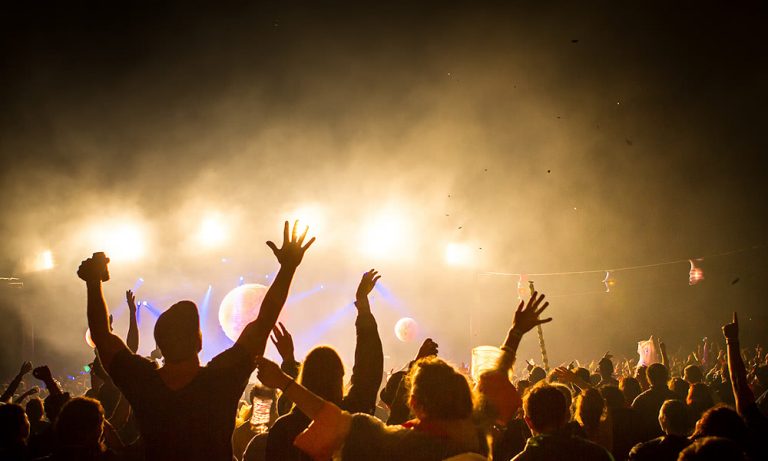 The crowd at Meredith Music Festival