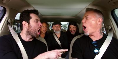 Metallica singing on Carpool Karaoke