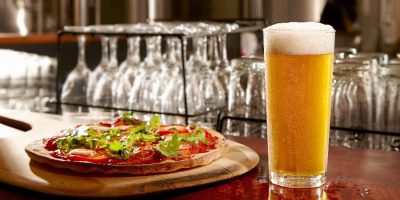 Pizza and beer