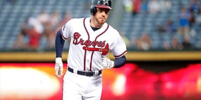 Freddie Freeman of US baseball team the Atlanta Braves