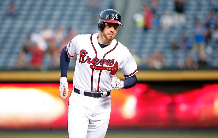 Freddie Freeman of US baseball team the Atlanta Braves