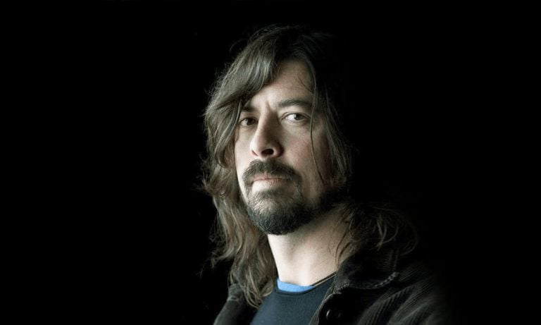 Dave Grohl in spotlight