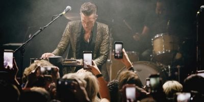 US rock group The Killers playing a secret show in Melbourne