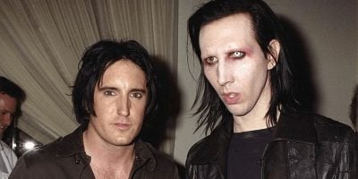 An undated photo of Trent Reznor and Marilyn Manson