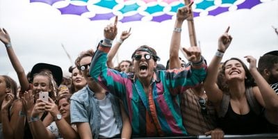 Image of the crowd at Mountain Sounds Festival