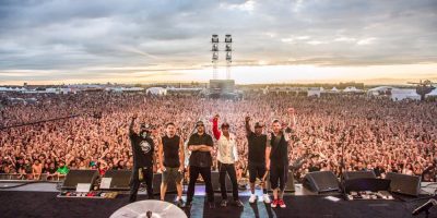 Prophets of Rage in front of a huge crowd