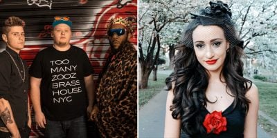 Two acts from the Queenscliff Music Festival lineup - Too Many Zoos and Lindi Ortega
