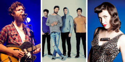 3 panel image featuring The Middle East, Loon Lake, and Lanie Lane