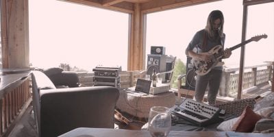 A screenshot from the announcement video for Tame Impala's collector's edition of 'Currents'