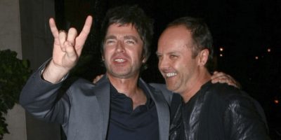 LArs Ulrich and Noel Gallagher