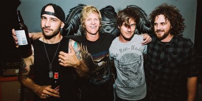 Members of Perth rock band Gyroscope