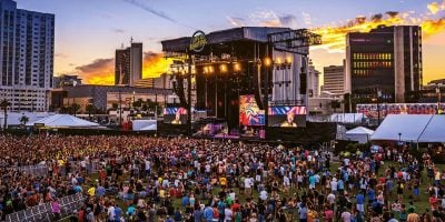 Attendees at Las Vegas' Life Is Beautiful festival