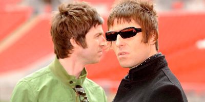 Liam and Noel Gallagher of Oasis