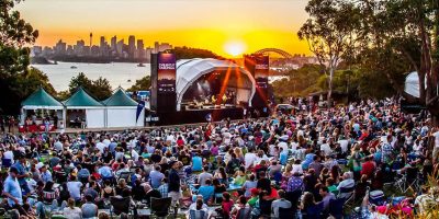 Crowd attending Sydney's Twilight At Taronga concert series