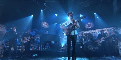 Vance Joy performing on 'Jimmy Kimmel Live!'