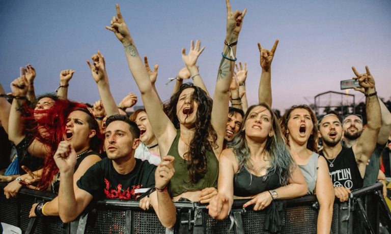 The crowd at Download Festival