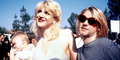 Courtney Love with Kurt & Frances Bean Cobain