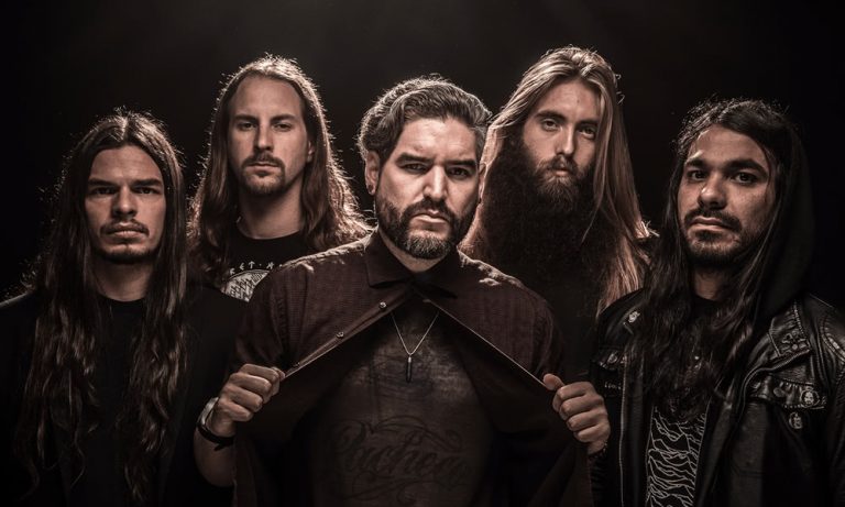 suicide silence 2017 press photo black background