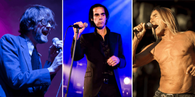 Pulp's Jarvis Cocker, Nick Cave, and Iggy Pop