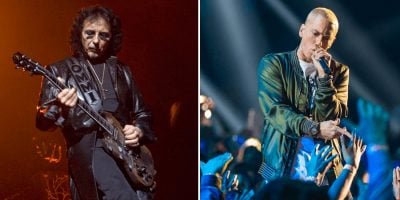 Black Sabbath guitarist Tony Iommi and hip-hop legend Eminem