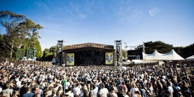 Image of the crowd at Falls Festival