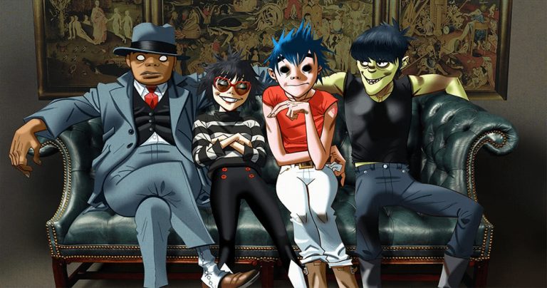 English virtual band Gorillaz