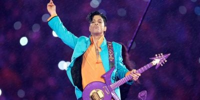 Funk-rock legend Prince performing live