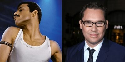 Rami Malek as Freddie Mercury in the upcoming Queen film, alongside former director Bryan Singer